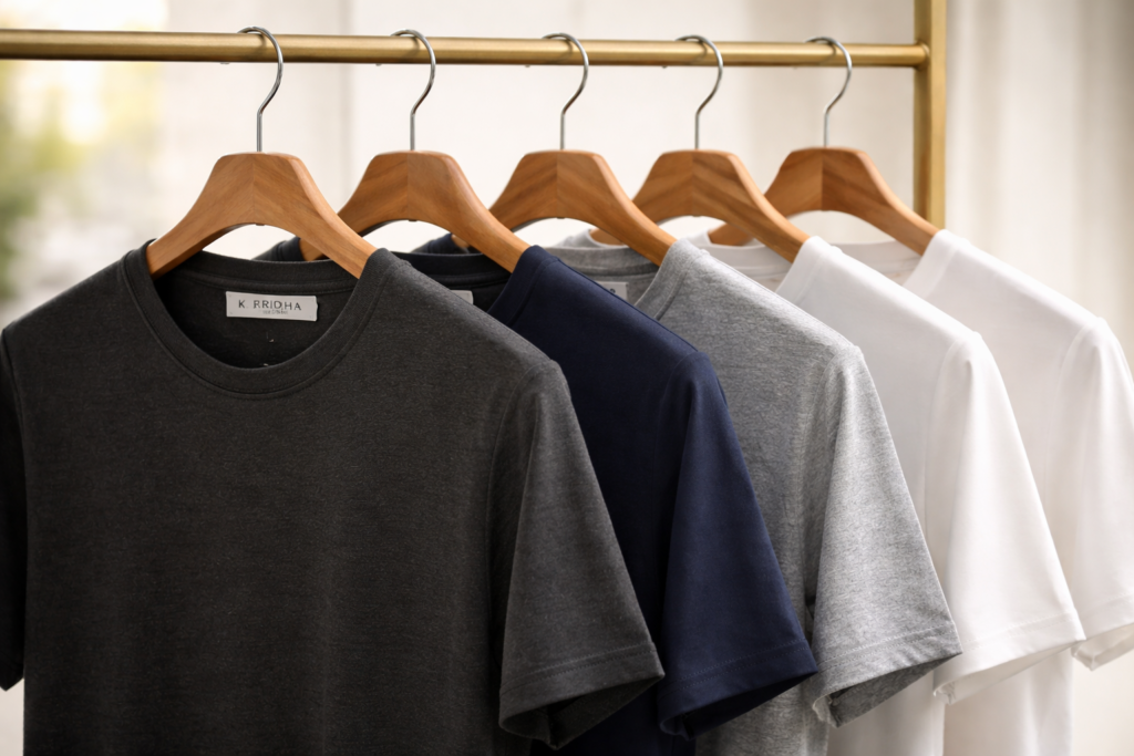 Neutral Color T-shirt Collection for Men